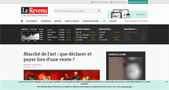 Desktop Screenshot of lerevenu.com